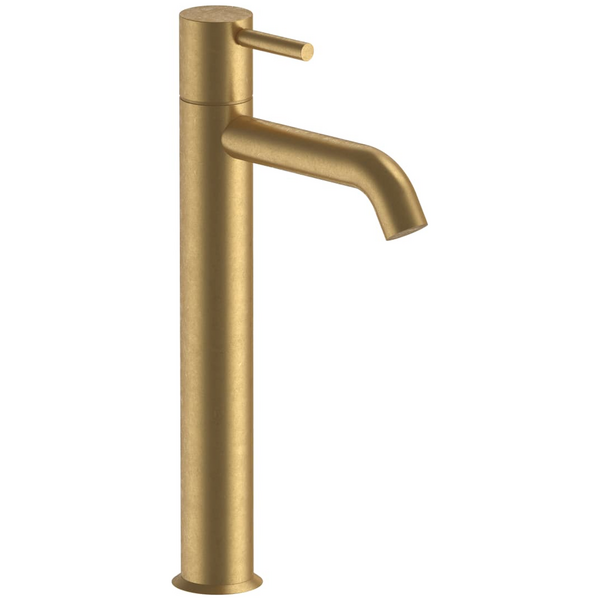 Fantini Nostromo Pin Lever Tall Basin Mixer - Pure Brass PVD 50Q7E806WFZ
