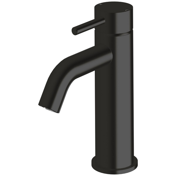 Sussex Taps Virgo Basin Mixer Tap LUXPVD Matte Opium Black VGBM-01-58