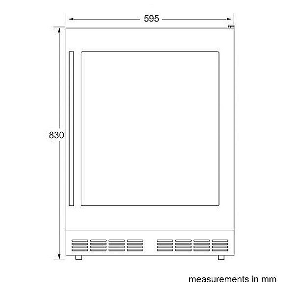 Fisher & Paykel 60cm 38 Bottle Wine RS60RDWX1 Berloni