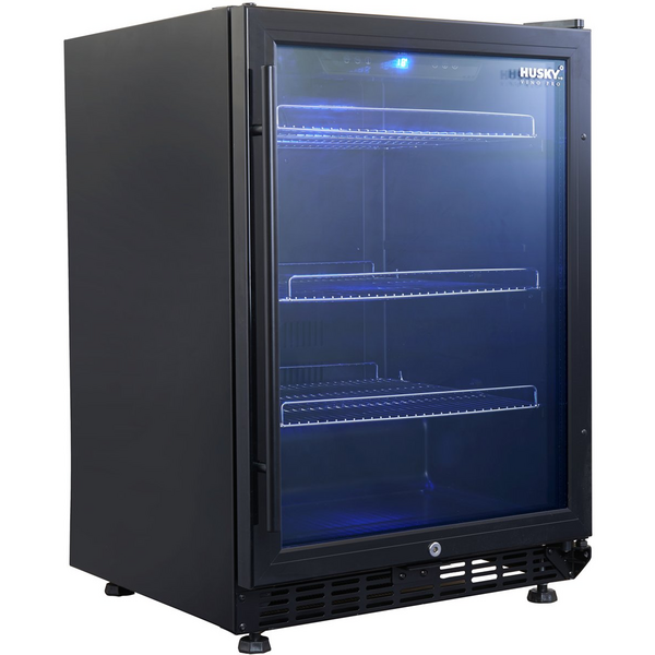 Husky glass door bar clearance fridge