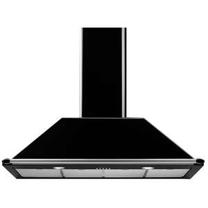Smeg 110cm Victoria Aesthetic Black Canopy Rangehood KT110BLA