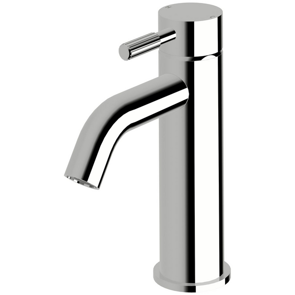 Sussex Taps Virgo Basin Mixer Tap Fluted Chrome VGBM-01-F