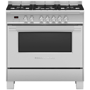 Fisher & Paykel 90cm Series 7 Classic Freestanding Dual Fuel Oven Stainless Steel