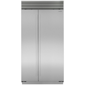 Sub-Zero Classic 756L Built-In Side By Side Fridge with Tubular Handles