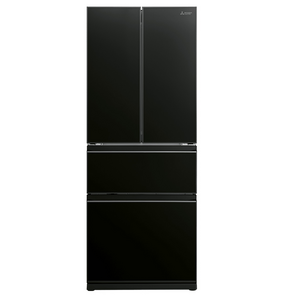 Mitsubishi Electric 442L LX Series French Door Refrigerator Brilliant Black MR-LX442EX-GBK-A