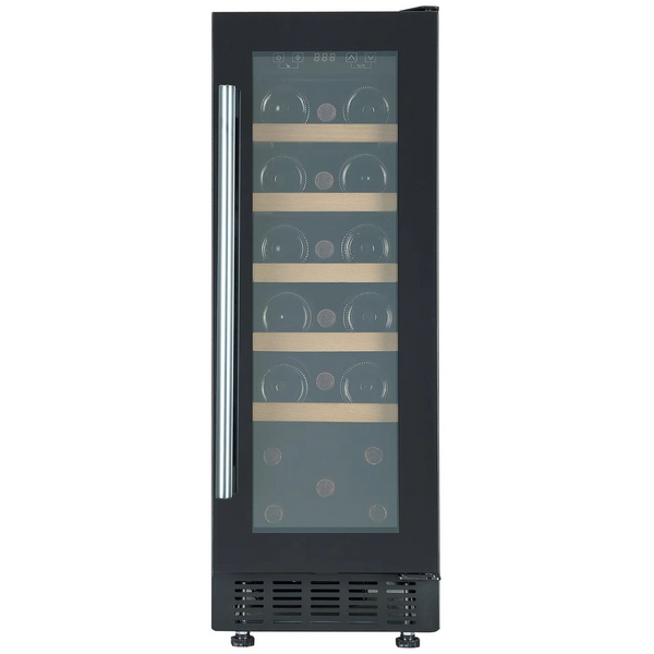 Cantina 20 Bottle Single Zone Wine Cabinet Black CCWIS20B