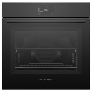 Fisher & Paykel 60cm Series 7 Minimal Pyrolytic Oven Black Glass OB60SAMPTB5