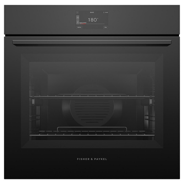 Fisher & Paykel 60cm Series 7 Minimal Pyrolytic Oven Black Glass OB60SAMPTB5