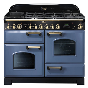 Falcon 110cm Classic Deluxe Stone Blue Dual Fuel Freestanding Oven