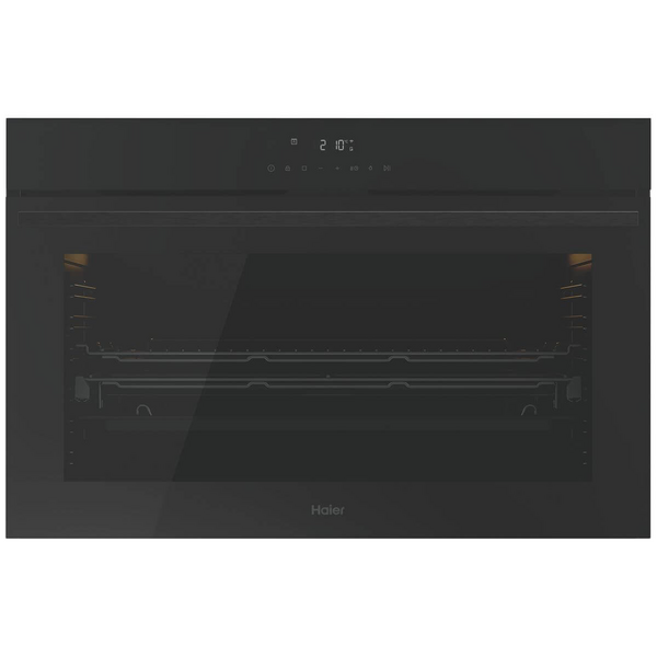 Haier 90cm 600 Series Built-in Pyrolytic Oven Black HWO90S17TPB3