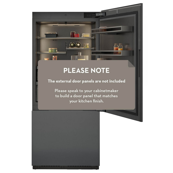Gaggenau Expressive Series 90cm Vario Integrated Bottom Mount Fridge with Ice Maker RVB497190