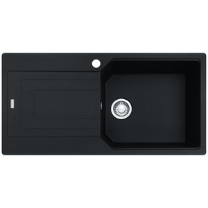 Franke Urban 1000mm Single Bowl Topmount Sink with Left Hand Drainer - Onyx