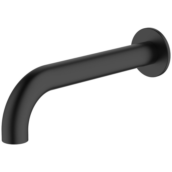Oliveri Venice Curved Wall Spout - Matte Black VE105206MB
