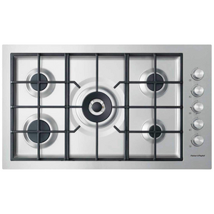 Fisher & Paykel Series 9 90cm LPG Gas Flush Fit Cooktop Stainless Steel