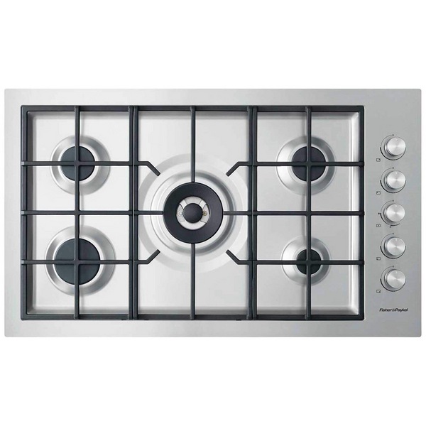 Fisher & Paykel Series 9 90cm LPG Gas Flush Fit Cooktop Stainless Steel CG905DWLPFCX3