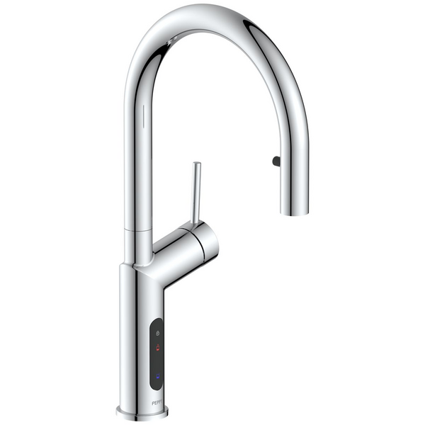 Peppy Taps Signature 4in1 Pull Out Boiling and Chilled Filtered Water Tap Chrome 4IN1BCELECPOCH