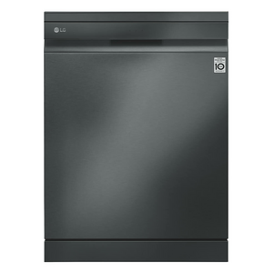 LG 60cm QuadWash Freestanding Dishwasher with Auto Door Opening Matte Black