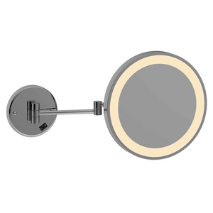 Thermogroup Ablaze 250 3x Magnification Concealed Bathroom Shaving Mirror - Warm Light Chrome L253CSMC