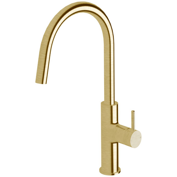 Sussex Taps Virgo Sink Mixer Tap LUXPVD Brushed Pure Gold VGSM01-60