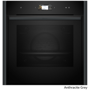 NEFF 60cm Pyrolytic Slide & Hide Oven with Added Steam Anthracite Grey