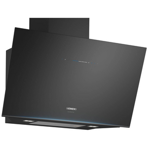 Siemens iQ700 90cm Inclined Canopy Rangehood Gloss Black LC91KLT65