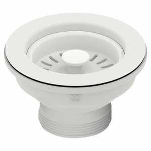 Turner Hastings 90 x 50 Basket Waste with Long Thread Matte White 90BW-MW
