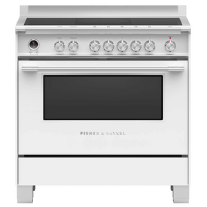 Fisher & Paykel 90cm Series 9 Classic Freestanding Induction Oven White