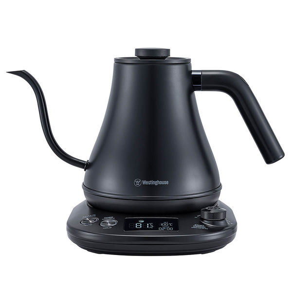 Westinghouse 0.8L Gooseneck Kettle Black WHGKE01K