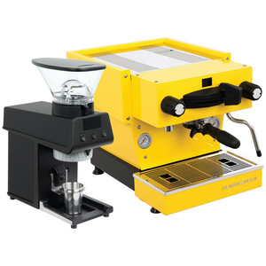 La Marzocco Linea Mini Yellow Home Package with Black Pico WA-PACK-YB-PICO