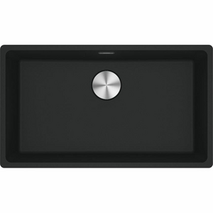 Franke Maris 720mm Single Bowl Sink with Extension Drainer Matte Black