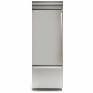 Fhiaba 336L X-Pro Fridge Freezer with TriMode and Ice Maker Left Hinge Stainless Steel