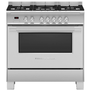 Fisher & Paykel 90cm Series 7 Classic Freestanding Dual Fuel Oven Stainless Steel
