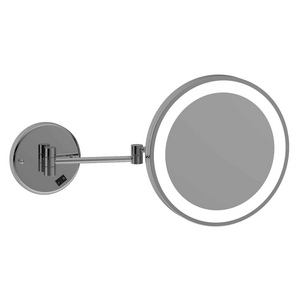 Thermogroup Ablaze 250 5x Magnification Concealed Bathroom Shaving Mirror - Warm Light Chrome L255CSMC