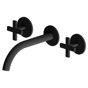 Rogerseller Gas Wall Bath Set - Matte Black 3606017511