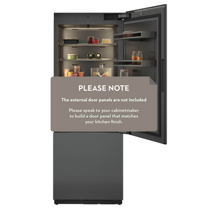 Gaggenau Expressive Series 76.2cm Vario Integrated Bottom Mount Fridge with Ice Maker