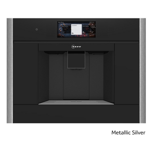 NEFF N90 Built-In Fully Automatic Coffee Machine Metallic Silver