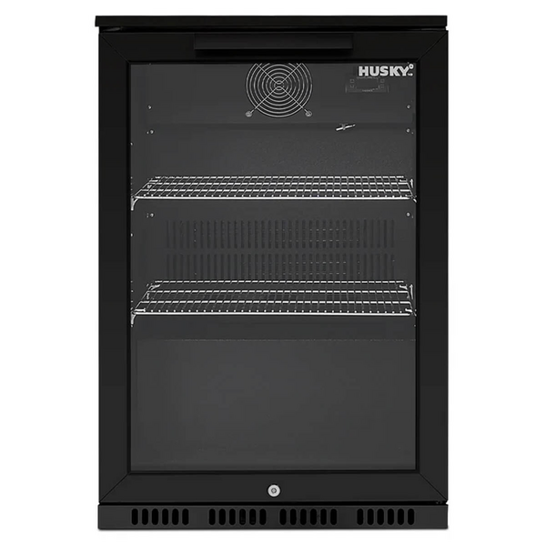 Husky 118L Single Door Outdoor Beverage Fridge Black ALFC1BLK840ELB