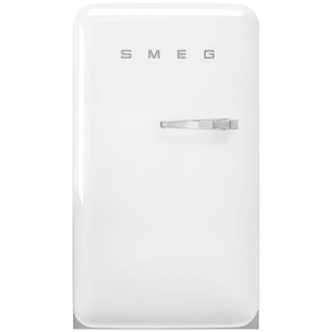 Smeg 50s Retro Style Happy Bar Fridge Left Hinge White