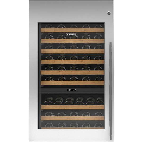Sub-Zero Wine Cabinet Door Panel with Tubular Handle and Lock 7025403