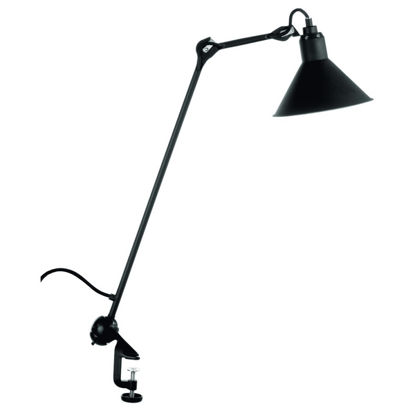 DCW Editions Gras 201 Clamp Lamp - Conic Black 201BL