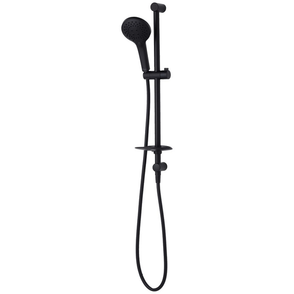 Oliveri Rome Hand Shower With Rail - Matte Black RO147013MB