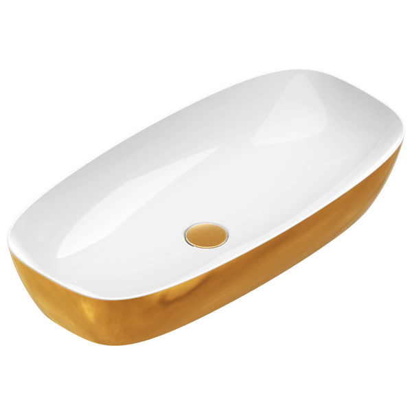 Catalano Alvea 800x400 Countertop Basin White / Gold 0622800042
