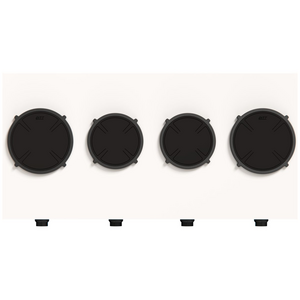 Pitt Danau Series- 4 Burner Induction Cooktop Black