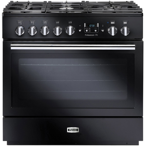 Falcon 90cm Professional Plus FX Dual Fuel Freestanding Oven Black PROP90FXDFGB-CH