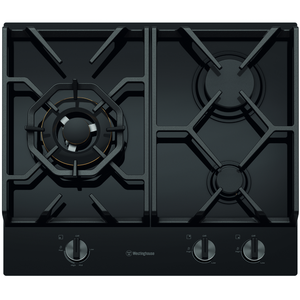 Westinghouse 60cm 3 Burner Gas Ceramic Glass Cooktop