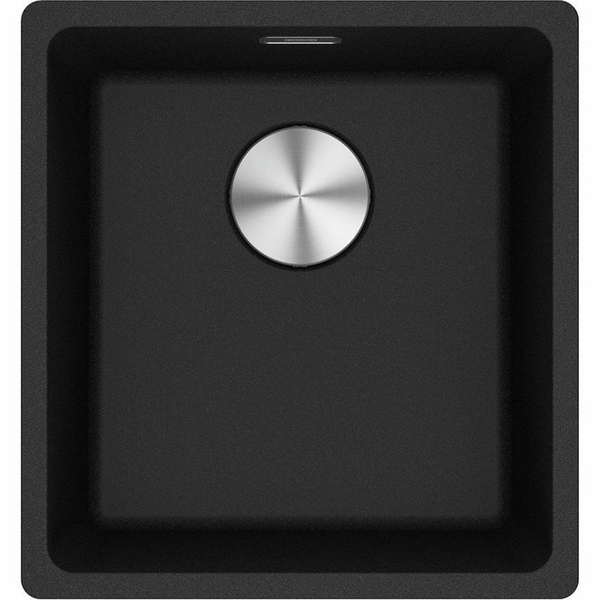Franke Maris 370mm Single Bowl Flushmount Sink with Extension Drainer Onyx MRG210-37ON-FPC