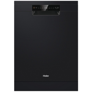 Haier 60cm 300 Series Freestanding Dishwasher Black HDW13F0B1