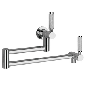 Astra Walker Icon+ Pot Filler with Knurled Lever Handles