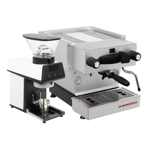 La Marzocco Linea Mini Metallic Grey Home Package with White Pico WA-PACK-GW-PICO