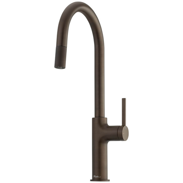 Oliveri Vilo Pull Out Goose Neck Mixer Tap Bronze VT2400-AB
